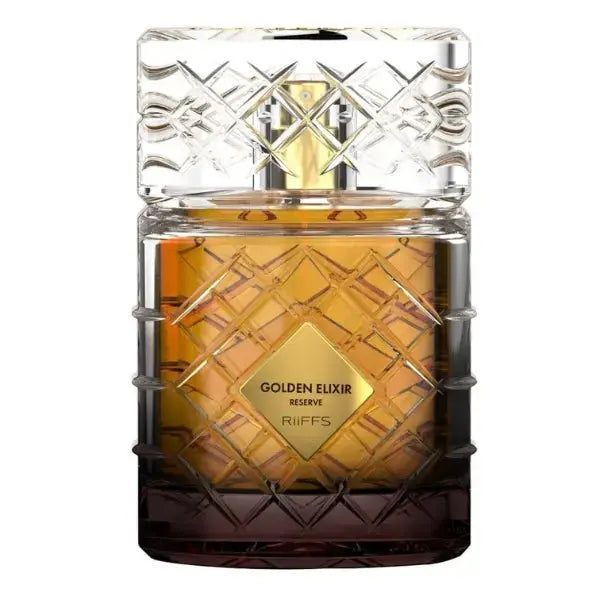 RiiFFS Golden Elixir Reserve Eau De Parfum 100 ml, luxurious and rich fragrance for personal use from The Oud Library