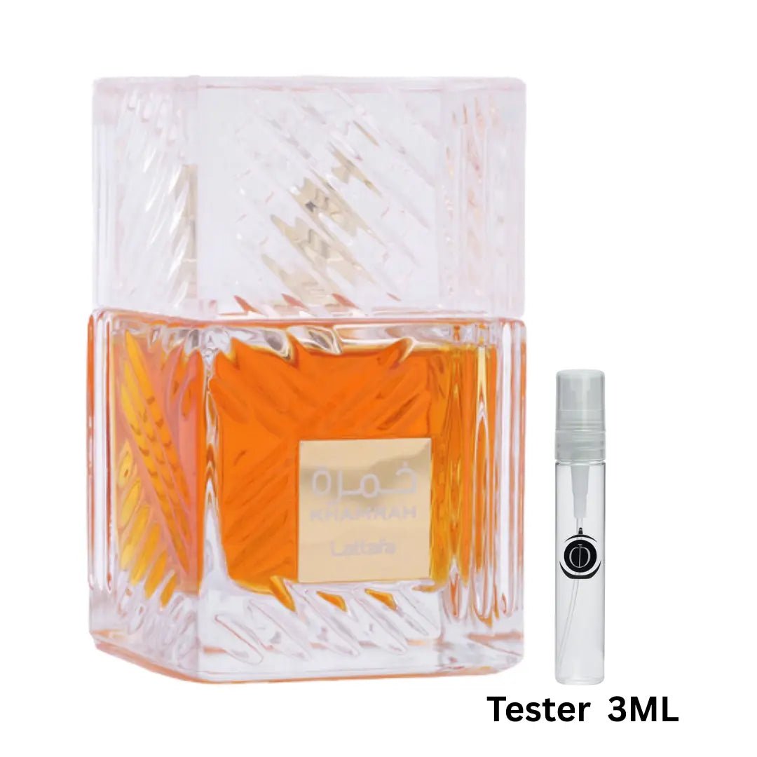 Lattafa Khamrah Eau de Parfum Unisex 3ML Tester - The Oud Library