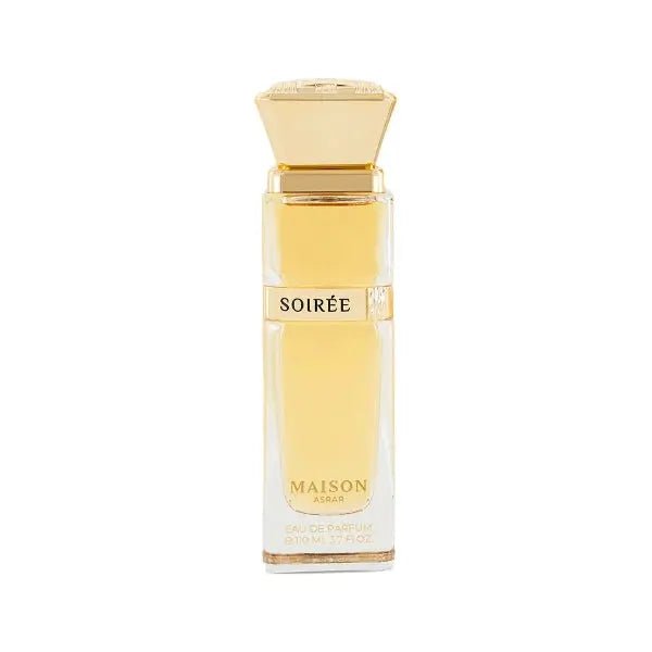 Maison Asrar Soirée Eau De Parfum 110 ml, elegant and sophisticated fragrance for personal use from The Oud Library