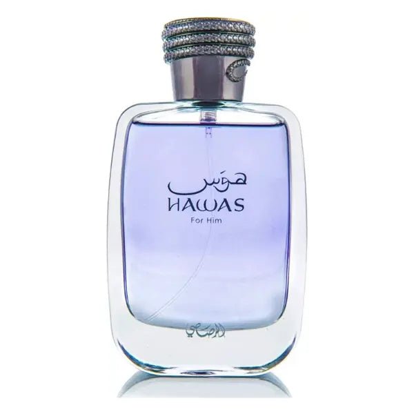 Rasasi Hawas for Him Eau De Parfum 100 ml, bold and sensual fragrance for men from The Oud Library