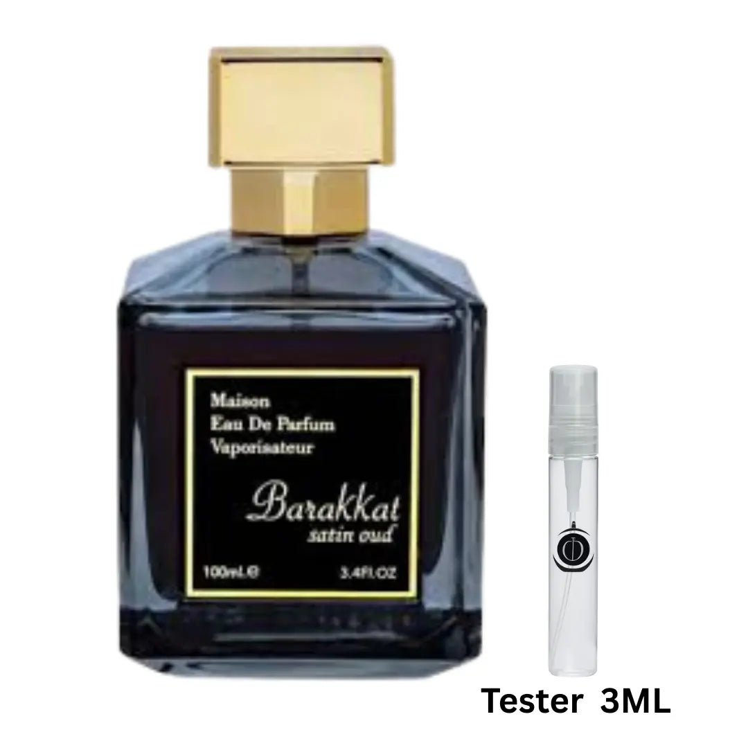 Fragrance World Maison Barakkat Satin Oud - Eau de Parfum 3ML Tester - The Oud Library